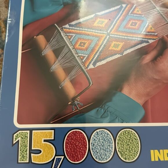 Pastime Indian Deluxe Metal Frame Bead Weaving Loom Vintage 1993 New in box! - Picture 4 of 5